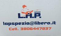 Logo LAP spezia manutenzione fognature 