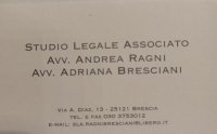 Logo STUDIO LEGALE ASSOCIATO RAGNI E BRESCIANI