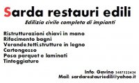 Logo sarda restauri edili