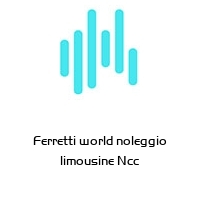 Logo Ferretti world noleggio limousine Ncc