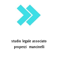 Logo studio legale associato properzi  mancinelli