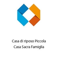 Logo Casa di riposo Piccola Casa Sacra Famiglia