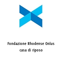 Logo Fondazione Rhodense Onlus casa di riposo