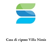 Logo Casa di riposo Villa Nimis