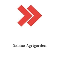 Logo Sabina Agrigarden