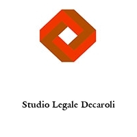 Logo Studio Legale Decaroli