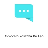 Logo Avvocato Rosanna De Leo