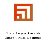 Logo Studio Legale Associato Simeoni Nussi De monte