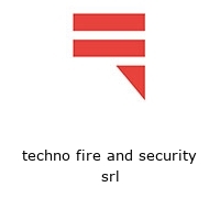 Logo techno fire and security srl