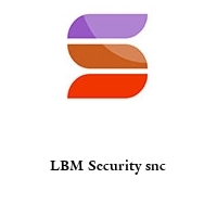 Logo LBM Security snc