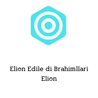 Logo Elion Edile di Brahimllari Elion