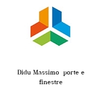 Logo Didu Massimo  porte e finestre