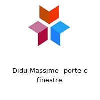 Logo Didu Massimo  porte e finestre