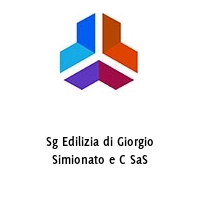Logo Sg Edilizia di Giorgio Simionato e C SaS