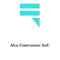 Logo Alco Costruzioni SnC