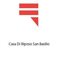Logo Casa Di Riposo San Basilio