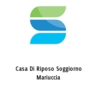 Logo Casa Di Riposo Soggiorno Mariuccia