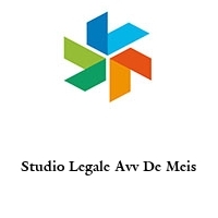 Studio Legale Avv De Meis