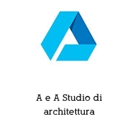 Logo A e A Studio di architettura