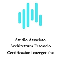 Logo Studio Associato Architettura Fracascio Certificazioni energetiche