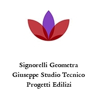 Logo Signorelli Geometra Giuseppe Studio Tecnico Progetti Edilizi