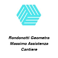 Logo Rondonotti Geometra Massimo Assistenza Cantiere