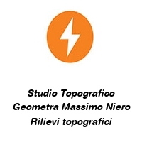 Logo Studio Topografico Geometra Massimo Niero Rilievi topografici