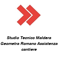 Logo Studio Tecnico Maldera Geometra Romano Assistenza cantiere