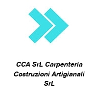 Logo CCA SrL Carpenteria Costruzioni Artigianali SrL