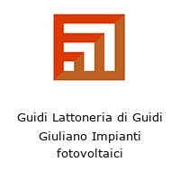 Logo Guidi Lattoneria di Guidi Giuliano Impianti fotovoltaici