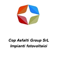 Logo Cop Asfalti Group SrL Impianti fotovoltaici