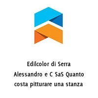 Logo Edilcolor di Serra Alessandro e C SaS Quanto costa pitturare una stanza