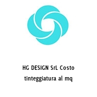 Logo HG DESIGN SrL Costo tinteggiatura al mq