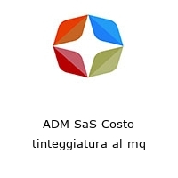 Logo ADM SaS Costo tinteggiatura al mq