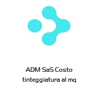 Logo ADM SaS Costo tinteggiatura al mq