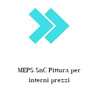 MEPS SnC Pittura per interni prezzi