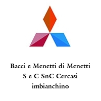 Logo Bacci e Menetti di Menetti S e C SnC Cercasi imbianchino
