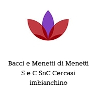 Logo Bacci e Menetti di Menetti S e C SnC Cercasi imbianchino