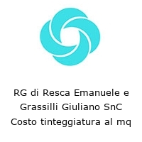 RG di Resca Emanuele e Grassilli Giuliano SnC Costo tinteggiatura al mq