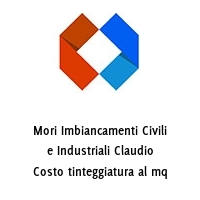 Logo Mori Imbiancamenti Civili e Industriali Claudio Costo tinteggiatura al mq