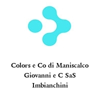 Colors e Co di Maniscalco Giovanni e C SaS Imbianchini