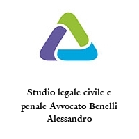 Logo Studio legale civile e penale Avvocato Benelli Alessandro