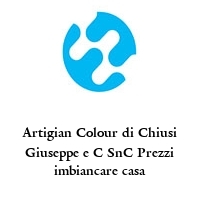 Logo Artigian Colour di Chiusi Giuseppe e C SnC Prezzi imbiancare casa