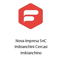 Logo Nova Impresa SnC Imbianchini Cercasi imbianchino