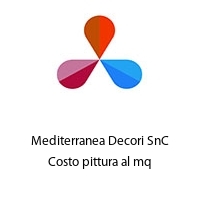 Logo Mediterranea Decori SnC Costo pittura al mq
