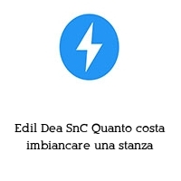 Logo Edil Dea SnC Quanto costa imbiancare una stanza