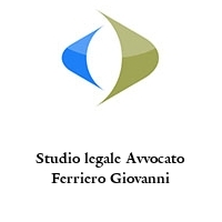 Logo Studio legale Avvocato Ferriero Giovanni