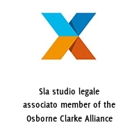Logo Sla studio legale associato member of the Osborne Clarke Alliance