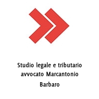 Logo Studio legale e tributario avvocato Marcantonio Barbaro