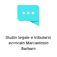 Logo Studio legale e tributario avvocato Marcantonio Barbaro